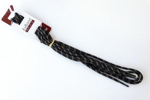 Shoelaces black/grey - for Baekdu, Halla