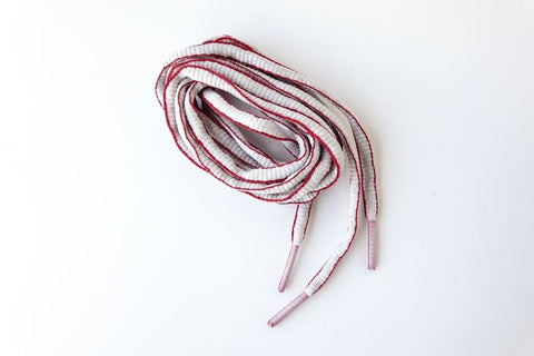 Shoelaces red/silver - for Namsan Red