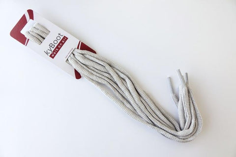 Shoelaces silver grey- for Cirrus DXB Blue-Yellow
